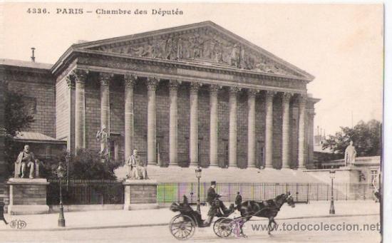 Postkarten: TARJETA POSTAL. FRANCIA. PARIS. CAMARA DE LOS DIPUTADOS. N&ordm; 4336. C. E. L. D.