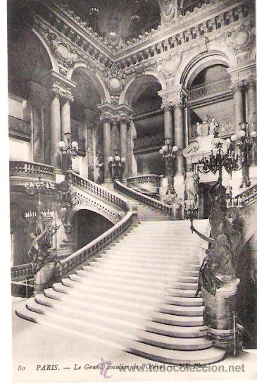 Postkarten: TARJETA POSTAL. FRANCIA. PARIS. LA GRAN ESCALERA DE LA OPERA. N&ordm; 80. ND. PHOT.