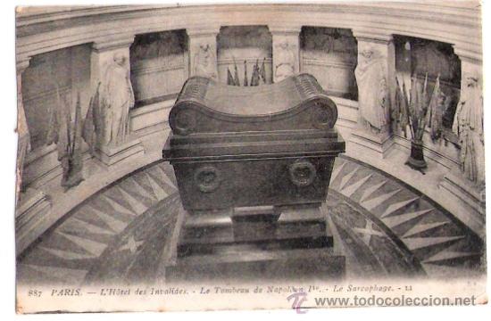 Postkarten: TARJETA POSTAL. FRANCIA. PARIS. LA TUMBA DE NAPOLEON , EL SARCOFAGO. N&ordm; 887. L. L.