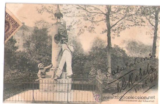 Postkarten: TARJETA POSTAL. FRANCIA. PARIS. MONUMENTO A CHARLET. N&ordm; 276.