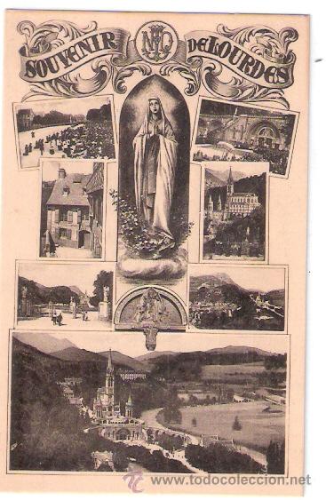 Postkarten: TARJETA POSTAL. FRANCIA. RECUERDO DE LOURDES.
