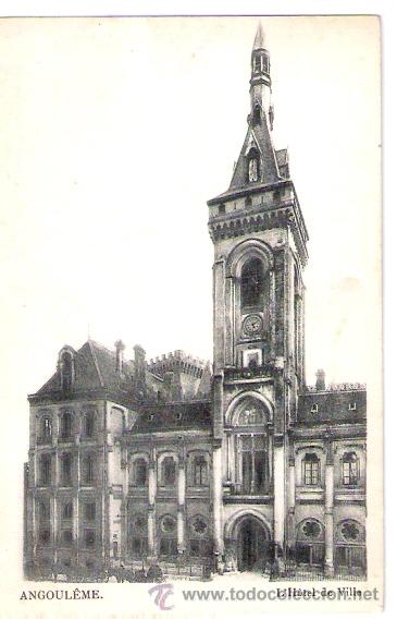 Postkarten: TARJETA POSTAL. FRANCIA. ANGOULEME. L&acute;HOTEL DE VILLE.