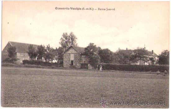 Postkarten: TARJETA POSTAL. FRANCIA. OZOUER LE VOULGIS. FERME JAMARD.