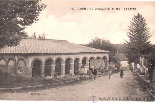 Postkarten: TARJETA POSTAL. FRANCIA. OZOUER LE VOULGIS. LE LAVOIR. EDC. RAVEAUX.