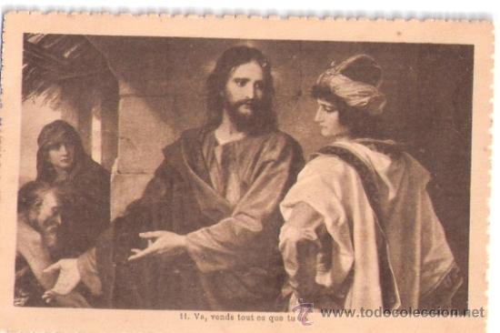 Postkarten: TARJETA POSTAL. FRANCIA. VA, VENDS TOUT CE QUE TU AS. N&ordm; 11.