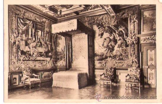 Postkarten: TARJETA POSTAL. FRANCIA. CHEVERNY (LOIR ET CHER). CHAMBRE DU ROI. CLICHE F. DE BERTIER.
