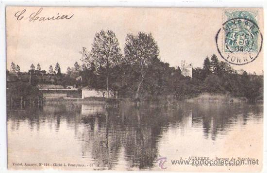 Postkarten: TARJETA POSTAL. FRANCIA. AUXERRE. BARRAGE DU BATARDEAU. LIGNE DE LAROCHE A NEVERS. N&ordm; 2.