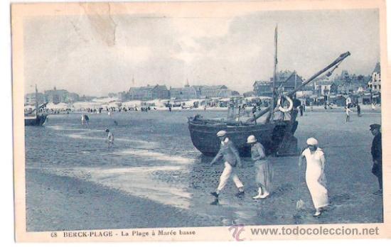 Postkarten: TARJETA POSTAL. FRANCIA. BERCK PLAGE. LA PLAGE A MAREE BASSE. N&ordm; 68. A. LAVALLARD.