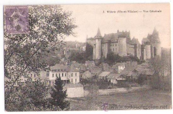 Postkarten: TARJETA POSTAL. FRANCIA. VITRE (ILLE ET VILAINE). VUE GENERALE. N&ordm; 3. J. MOLYANI.