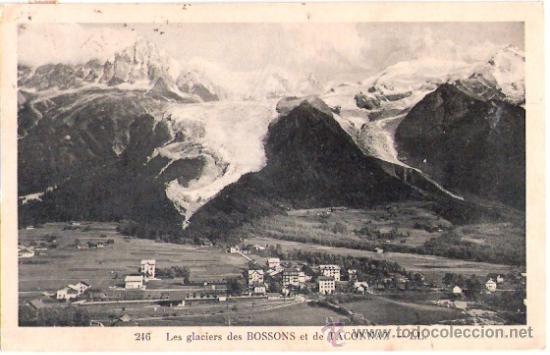 Postkarten: TARJETA POSTAL. FRANCIA. LES GLACIERS DES BOSSONS ET DE TACONNAZ. N&ordm; 246. L. L.