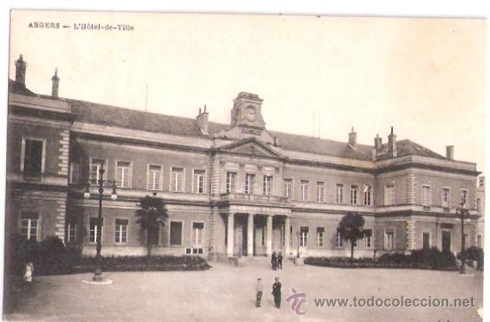 Postkarten: TARJETA POSTAL. FRANCIA. ANGERS. L&acute;HOTEL DE VILLE.