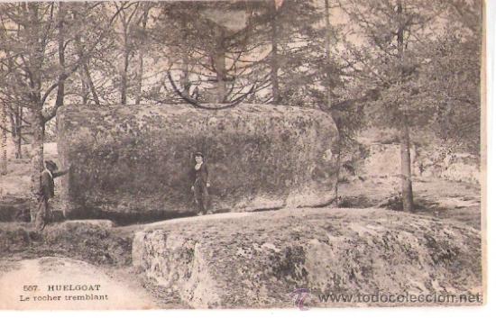 Postkarten: TARJETA POSTAL. FRANCIA. HUELOGAT. LE ROCHER TREMBLANT. N&ordm; 557.
