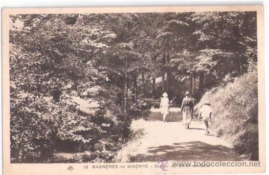 Postkarten: TARJETA POSTAL. FRANCIA. BAGNERES DE BIGORRE. SENTIER DU VALLON DE SALUT. N&ordm; 38.