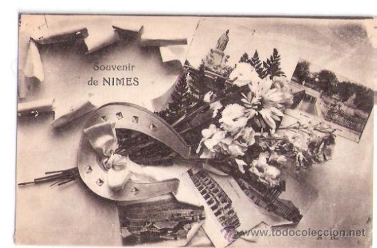 Postkarten: TARJETA POSTAL. FRANCIA. SOUVENIR DE NINES. A. R.