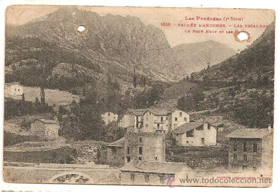 Postales: Andorra. Escaldes (taladrada) - Foto 1
