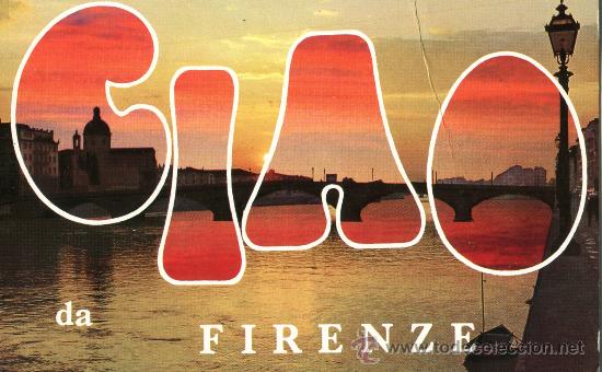 Postales: CIAO DA FIRENZE NUEVA SIN CIRCULAR - Foto 1