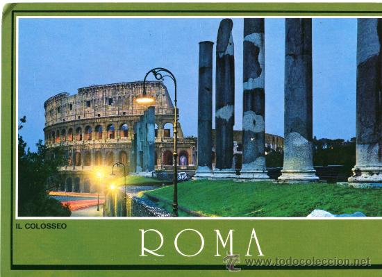 Postales: ROMA DI NOTTE NUEVA SIN CIRCULAR - Foto 1