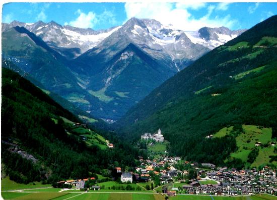 Postales: CAMPO TURES SASSO NERO ECRITA CIRCULADA CON SELLO