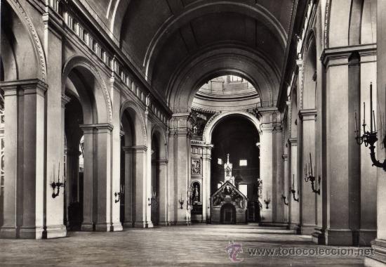 Postales: POSTAL ANTIGUA BAS&Iacute;LICA PATRIARCALE DI S. MARIA DEGLI ANGELI (ASSISI) ESCRITA CIRCULADA SELLO 1957
