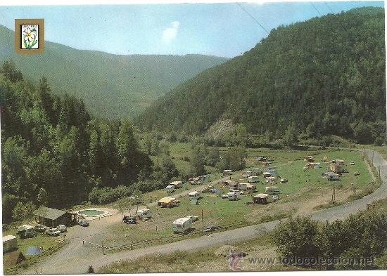 Postales: ANDORRA , ERTS, CAMPING XIXARELLA . ESCUDO DE ORO N&ordm; 490.