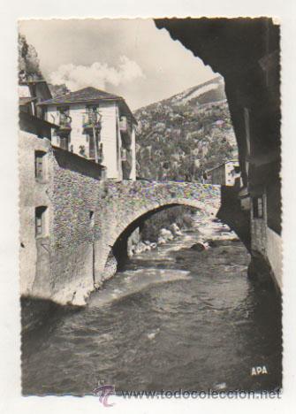 Postkarten: ANDORRA. VALLS D'ANDORRA. LES ESCALDES. PONT D'ENGORDANY SOBRE EL VALIRA. (APA, N&ordm; 122)