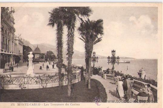 Cartoline: TARJETA POSTAL. MONACO. MONTE-CARLO. LES TERRASSES DU CASINO. N&ordm; 175. EDIC. MADAME GONOD.