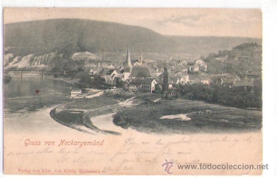 Cartes Postales: TARJETA POSTAL. ALEMANIA. GRUSS VON NECKARGEMUND. VERLAG VON EDM. VON KOING.