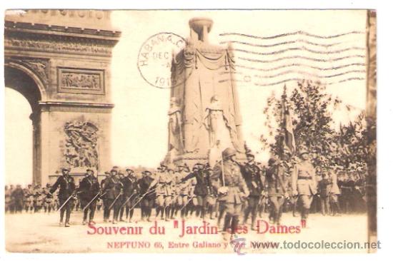 Cartoline: TARJETA POSTAL. FRANCIA. PARIS, 14 DE JULIO DE 1919, LAS FIESTAS DE LA VICTORIA.