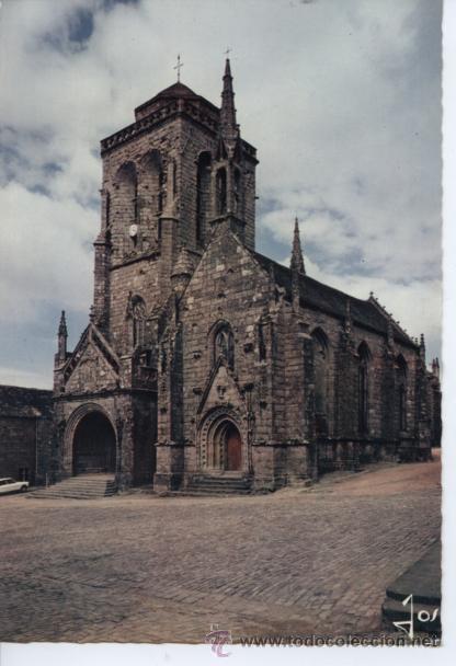 Postkarten: LOCRONAN (FRANCIA) . L'EGLISE ET LA CHAPELLE DU PENITY
