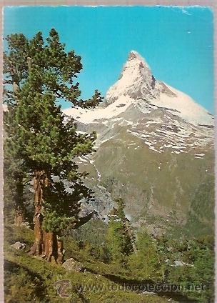 Postales: POSTAL A COLOR WALLIS SUIZA ESCRITA - Foto 1
