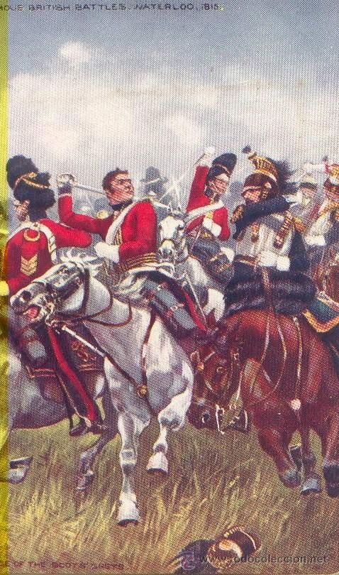 Postales: Postal - Famous british batlles - Waterloo, 1815 - Foto 1
