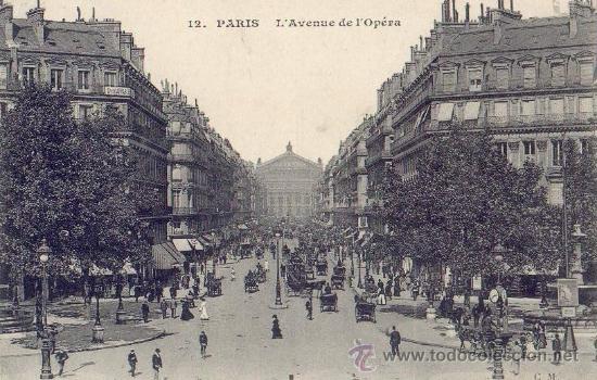 Postales: Postal - Paris - LAvennue de lOpera - Foto 1