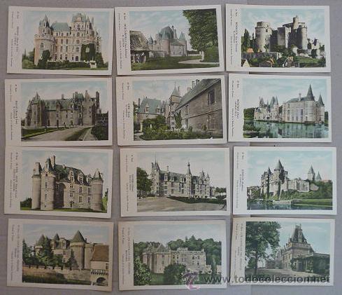 Cartes Postales: LOTE DE 59 POSTALES CASTILLOS DE FRANCIA - COL.SOLUCION PAUTAUBERGE - FRANCIA A&Ntilde;OS 20 (VER DETALLE)