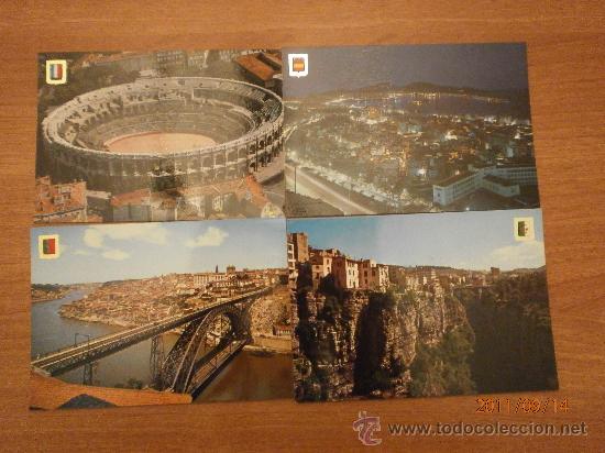 Postcards: 14 POSTALES CINCO CONTINENTES DIFERENTES