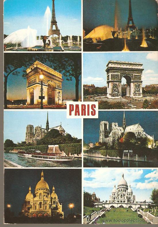 Postales: POSTAL , LES MERVIILLES DE PARIS, CIRCULADA CON SELLO