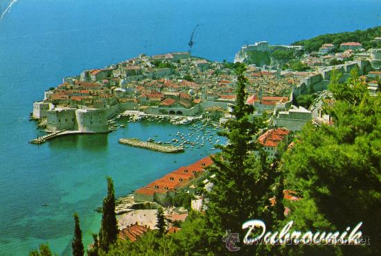 Postales: DUBROVNIK ESCRITA CIRCULADA SELLO - Foto 1