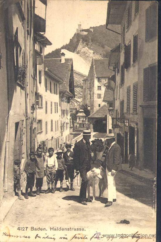 Postales: BADEN (GERMANY).- HALDENSTRASSE - Foto 1