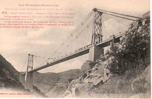 Postales: TARJETA POSTAL. LES PYRENEES ORIENTALES. N&ordm; 613. NOUVELLE LIGNE ELECTRIQUE DE VALLE DE LA TET. L. F.