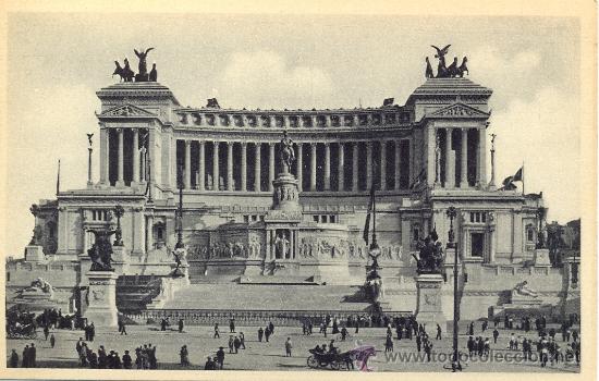 Postales: Postal de Roma a&ntilde;o 1933 - Foto 1