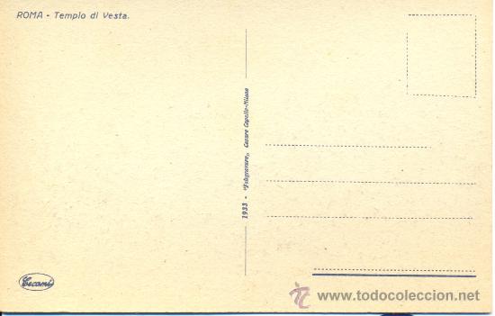 Postales: Postal de Roma a&ntilde;o 1933 - Foto 2