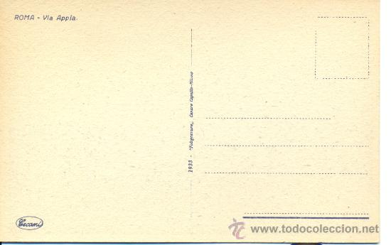 Postales: Postal de Roma a&ntilde;o 1933 - Foto 2