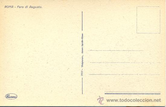Postales: Postal de Roma a&ntilde;o 1933 - Foto 2