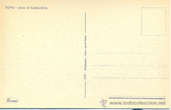 Postales: Postal de Roma a&ntilde;o 1933 - Foto 2