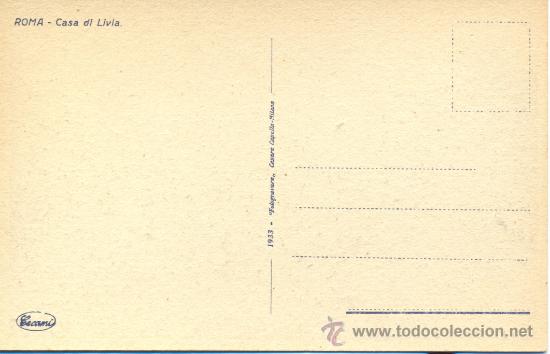 Postales: Postal de Roma a&ntilde;o 1933 - Foto 2