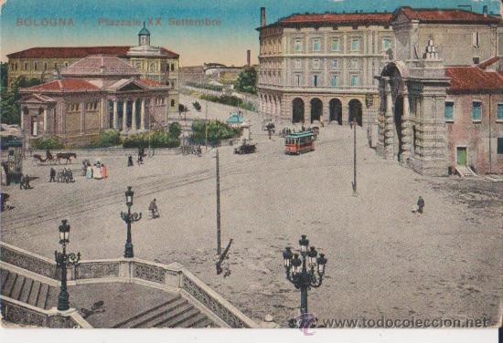 Postcards: Bologna Plazza XX Settembre,Mario Zarrabbini-Bologna
