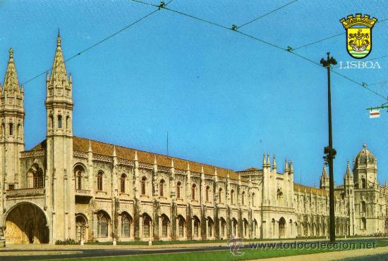 Postales: LISBOA MOSTEIRO DOS JERONIMOS SIN CIRCULAR - Foto 1
