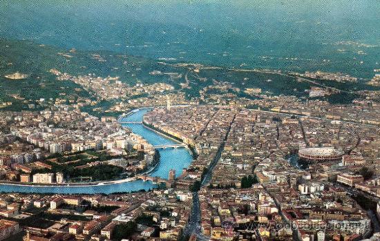 Postales: VERONA PANORAMA DALLAEREO SIN CIRCULAR - Foto 1