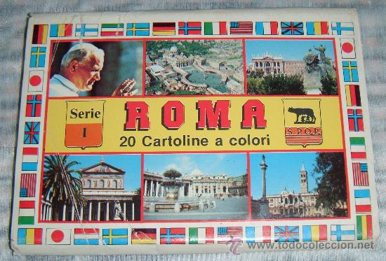 Cartoline: 20 postales sin circular de roma serie I