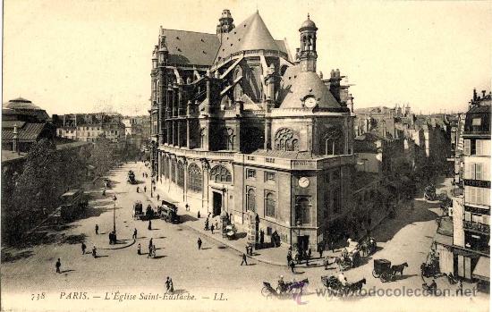 Postales: Postal - Paris - LEglise Saint Eustache - Foto 1