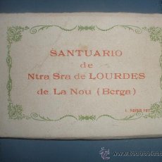 Postales: POSTALES ,TIPO ACORDEON DEL SANTUARIO DE LOURDES.CIRCULADAS EN EL AÑO 1944.FRANCE.. Lote 30010278